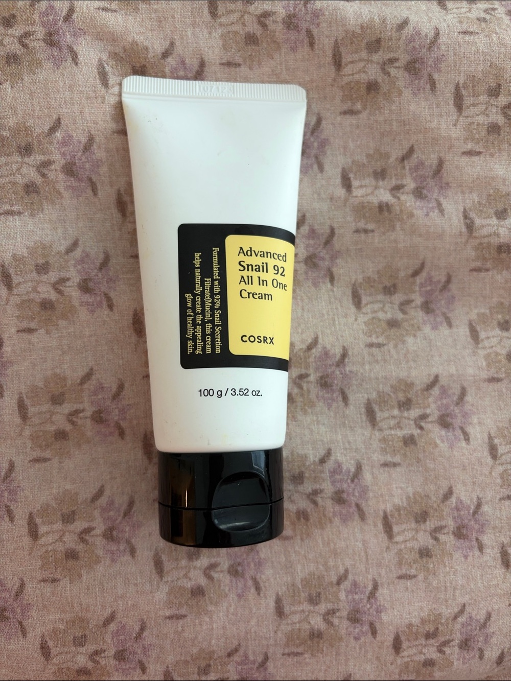 COS Advanced Snail 92 All In One Cream - White and Black with Yellow Label